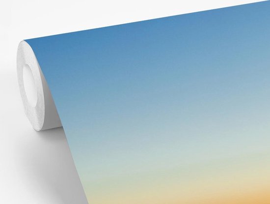 Papier peint Papier peint photo en vinyle - Skyline de New York avec un coucher de soleil largeur 390 cm x hauteur 260 cm - Tirage photo sur papier peint (disponible en 7 tailles)