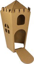 Kartonnen Speel Kasteel - Speelhuisje - Cadeau van Duurzaam Karton - Hobbykarton - KarTent