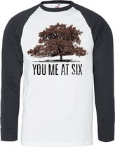 You Me At Six Longsleeve shirt -L- Tree Wit/Zwart
