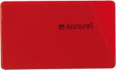 Coroset magnetische etikethouder, rood, 100 stuks 137 x 58 mm