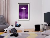 Artgeist - Schilderij - Flying Saucer - Multicolor - 40 X 60 Cm