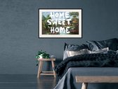 Artgeist - Schilderij - Theres No Place Like Home - Multicolor - 30 X 20 Cm