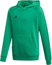 adidas - Core 18 Hoody Youth - Voetbal Trui - 164 - Groen