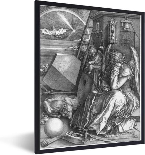 Melencolia peinture par Albrecht Dürer 60x80 cm