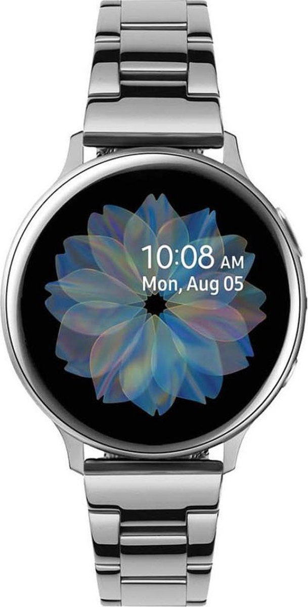 Samsung Galaxy Watch Active2 Staal Schakelband 40mm Special Edition Zilver bol