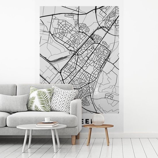 Plan de la ville - Geleen - Grijs - Wit