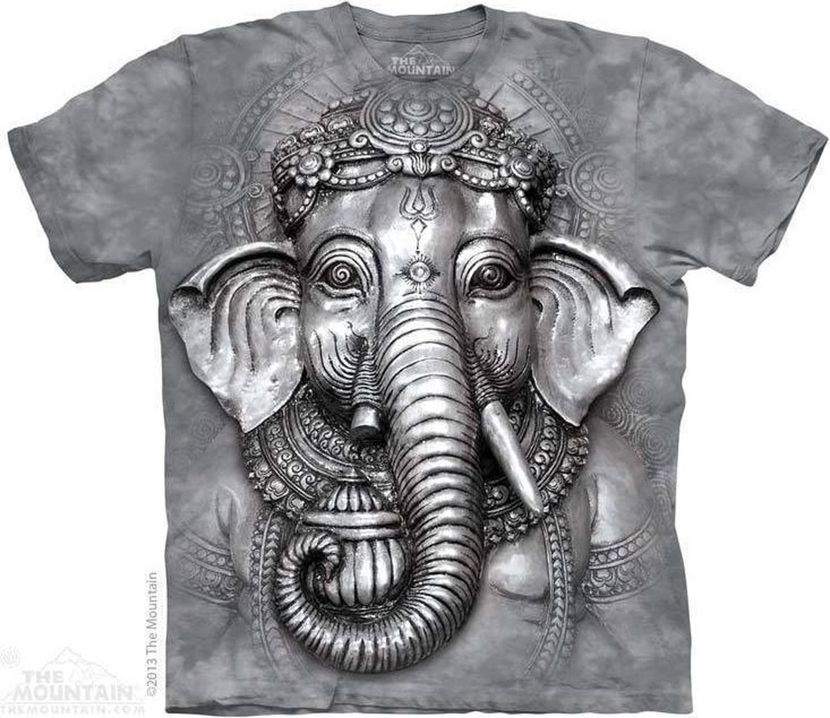 T-Shirt Mountain Artwear Big Face Ganesh S - S