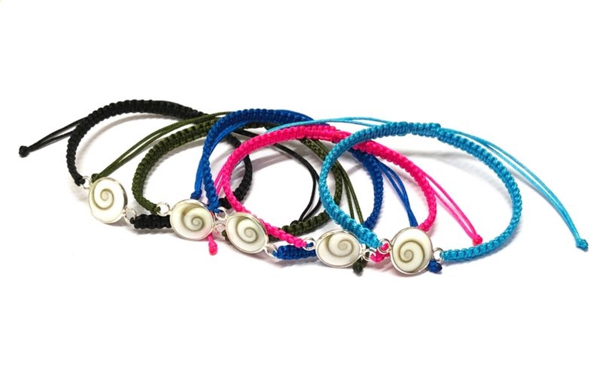 Armbandje Shiva shell turquoise