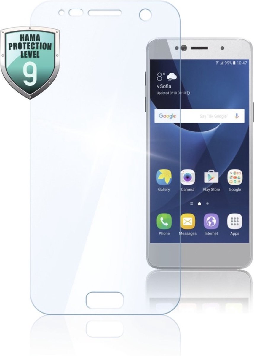 Hama Glazen displaybescherming "Premium Crystal Glass" voor Samsung Galaxy J6+