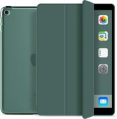 iPad 10.2 inch Folio Hoesje - iPad 2021 Hoes - iPad 2020 Hoes - iPad 2019 Hoes - Smart Cover - Hard Back Case - Multi Stand - Hoes voor iPad 7e, 8e en 9e generatie - Groen | groen