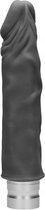 Realrock 8-20 cm Vibrating Dildo - Black - Realistic Vibrators -