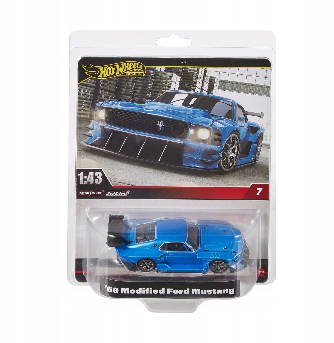 Hot Wheels 1969 Ford Mustang aangepast 1:43 - nieuw model