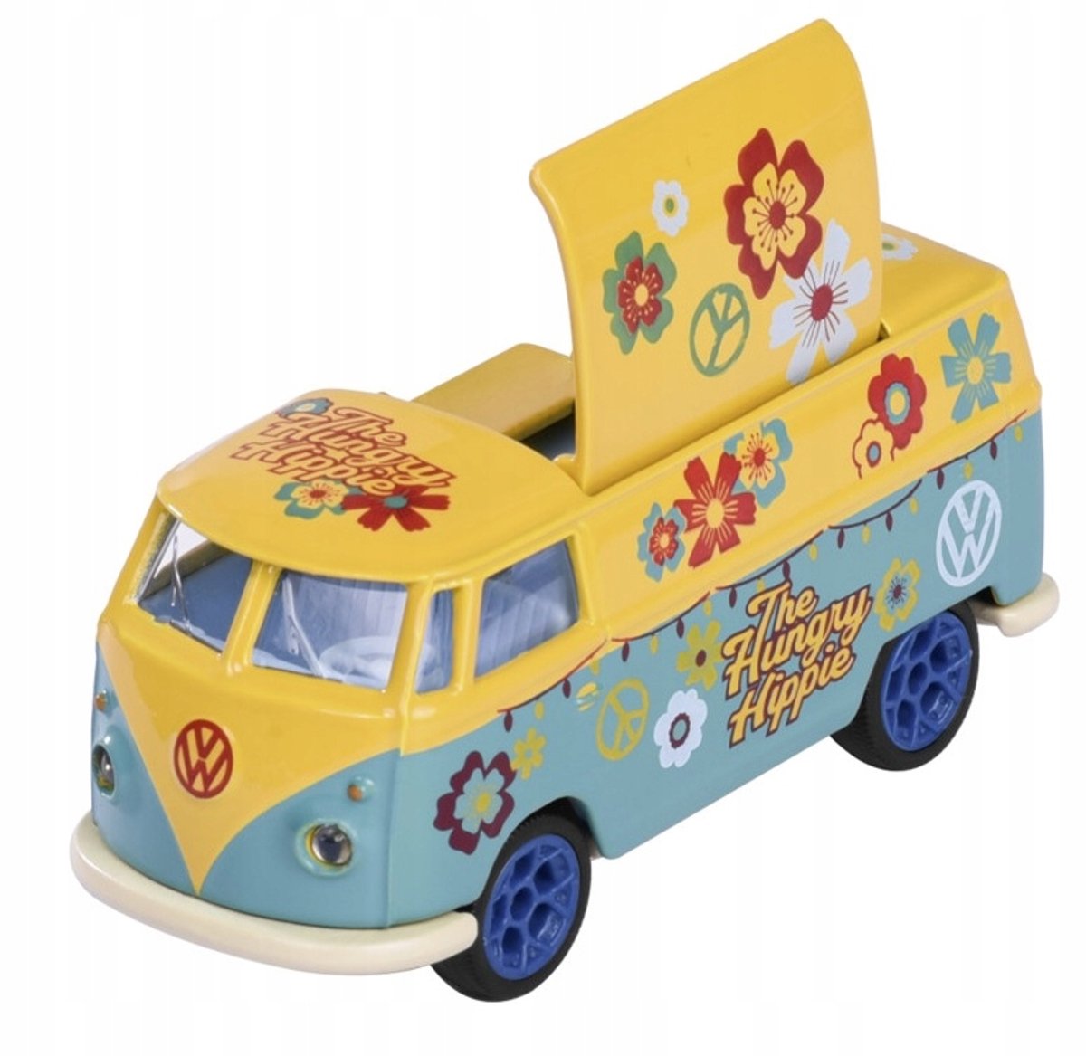Majorette Deluxe VW Transporter T1 Foodtruck 1:64 Metaal