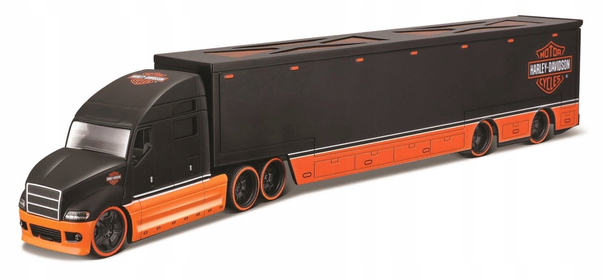 Maisto Harley-Davidson Truck 1:64 Zwart/Oranje