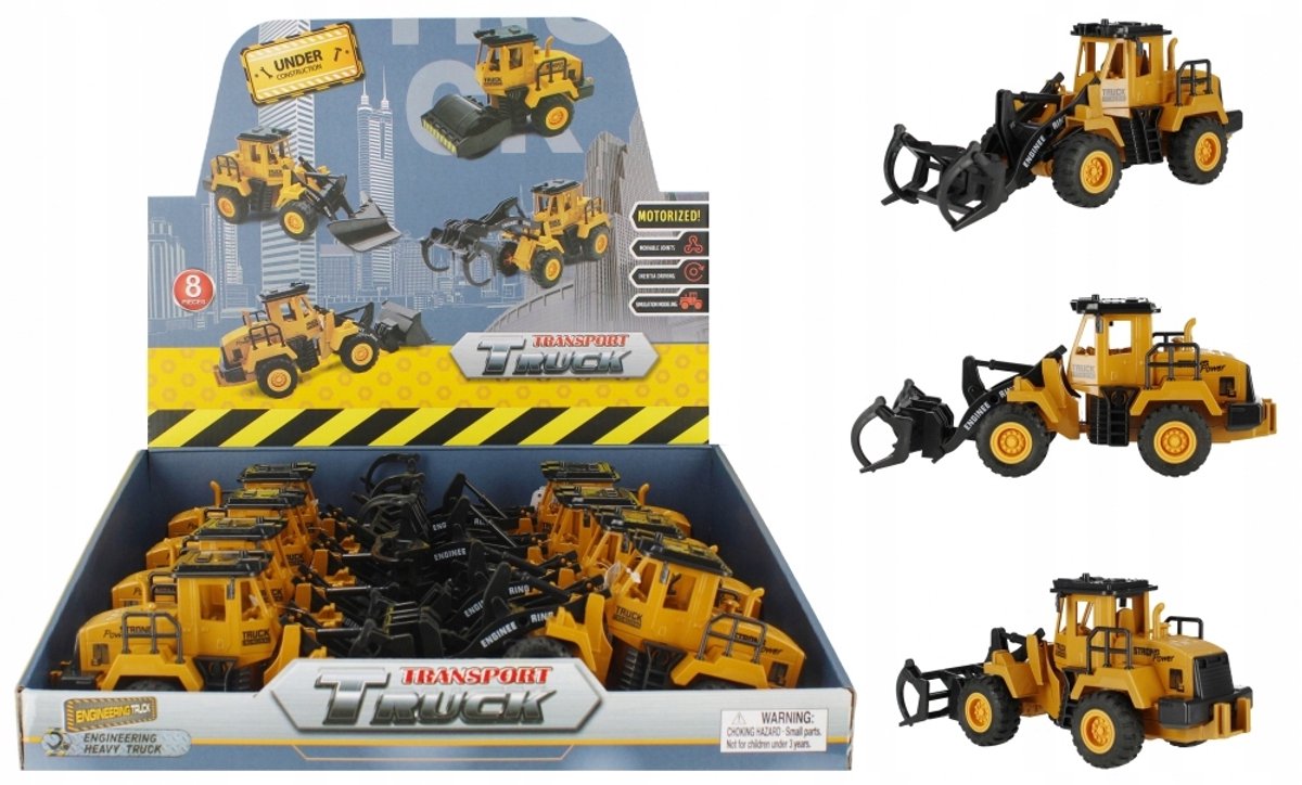 MEGA CREATIVE Bouwmachine 22cm met Pull&Back Functie