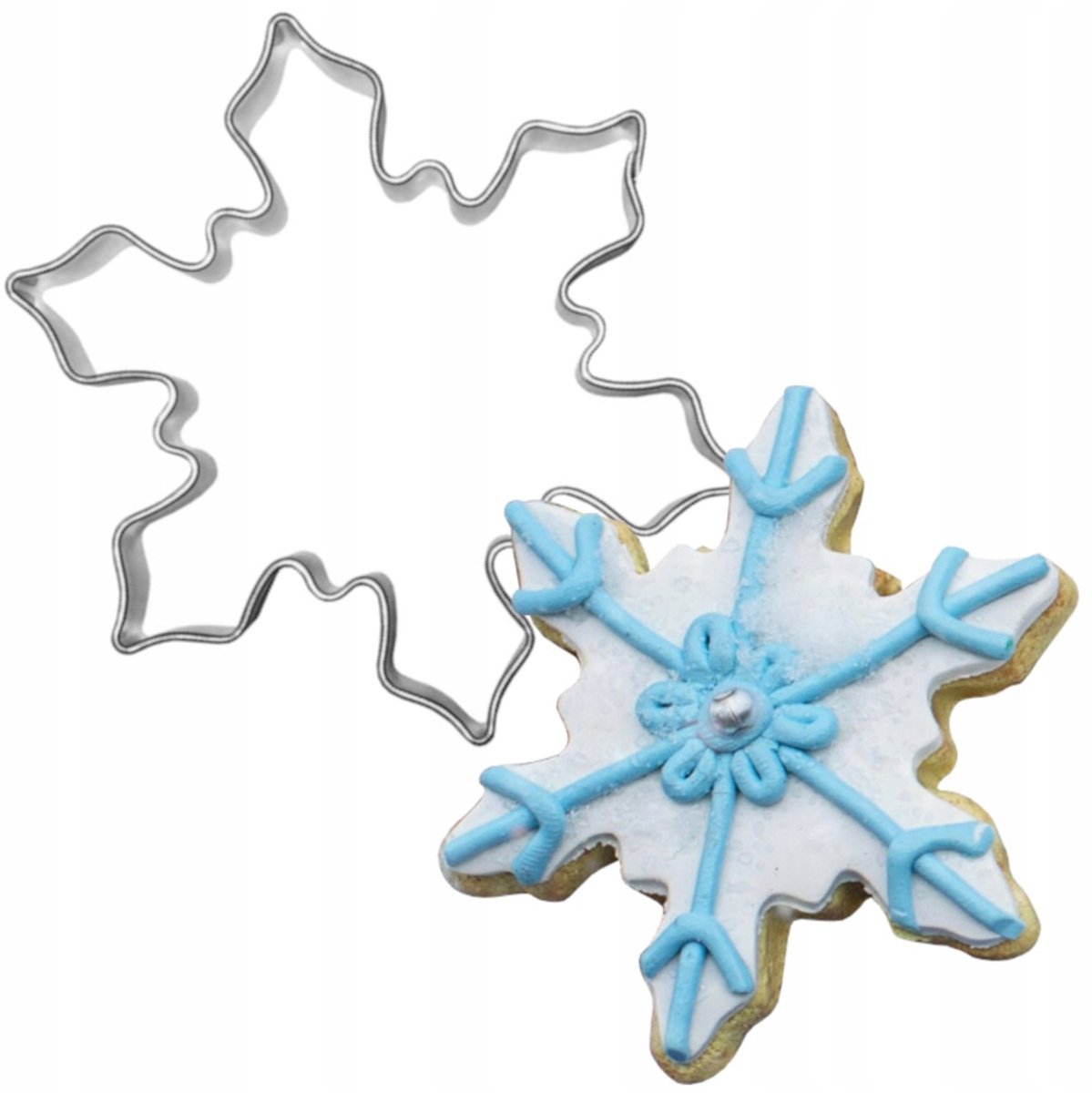 Sneeuwvlok koekjesvorm - kerst bakvorm 6.5 cm