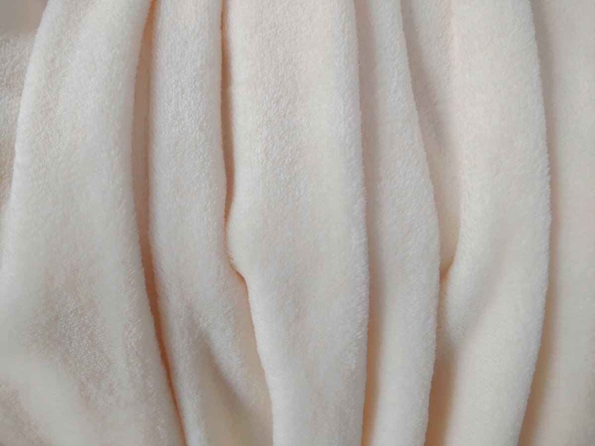 Zachte Microvezel Deken/Plaid 170x200cm - Beige