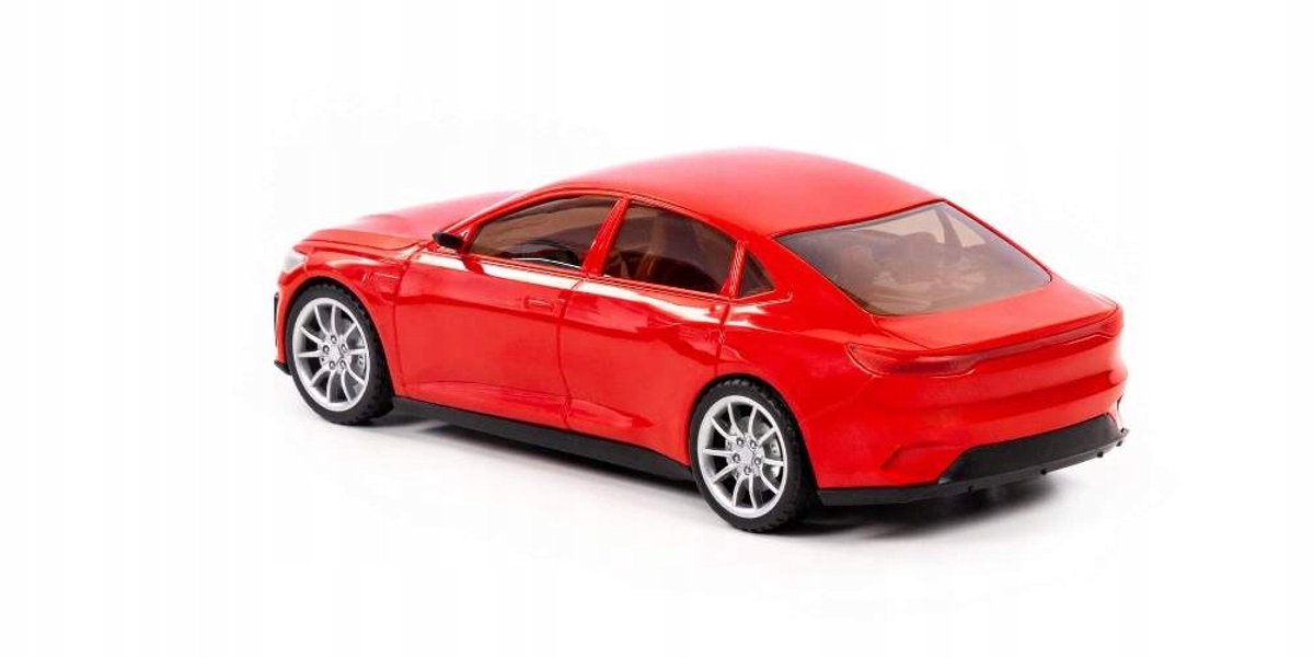 Polesie Elit Platinum Rode Personenauto met Vliegwiel - 27cm