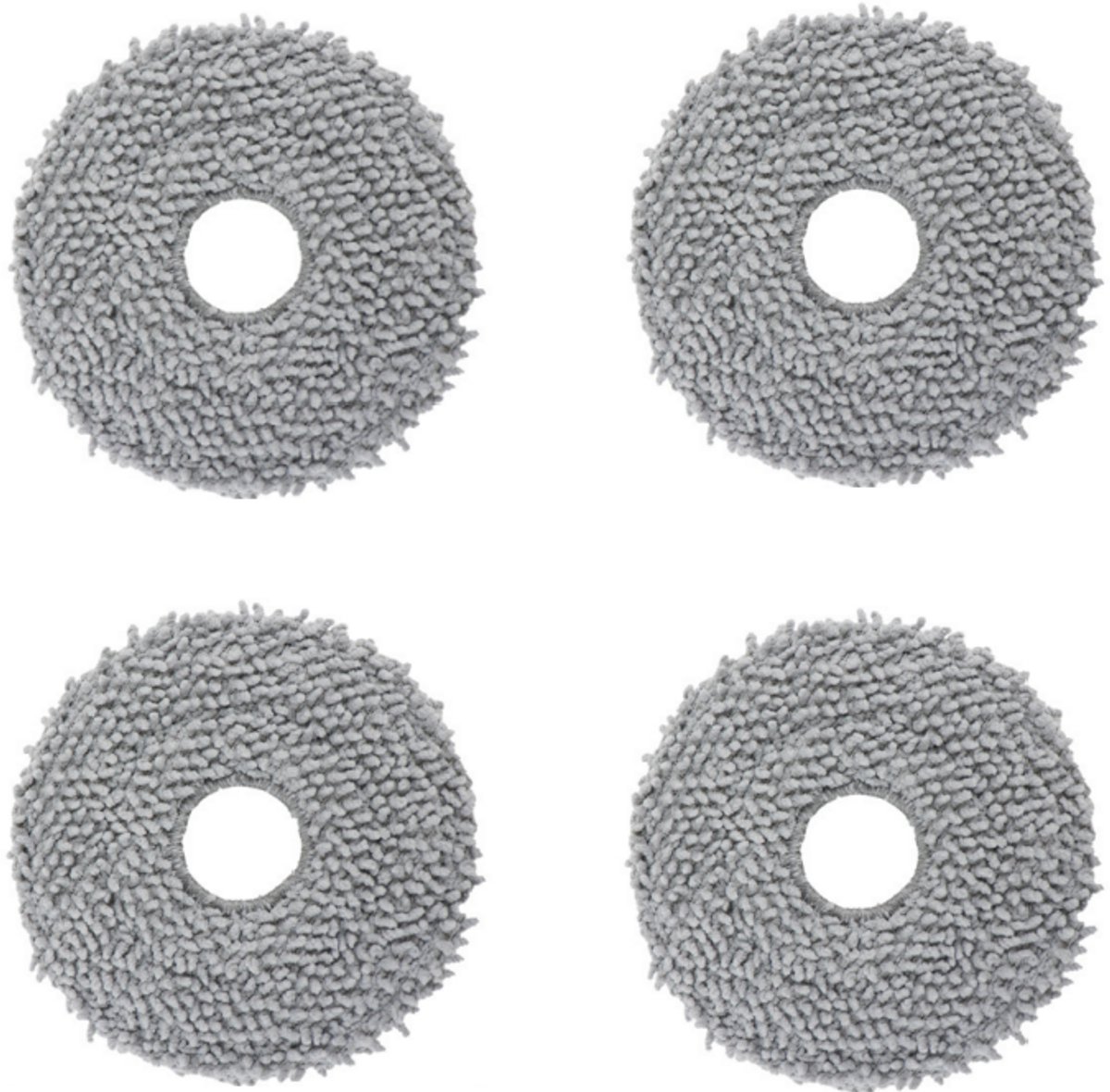 4 x Vervangende doek, geschikt voor Roborock P10pro/P10S/P10S PURE /QRevo MaxV/QRevo Pro/QRevo S/Qrevo Plus - herbruikbare vervanging - - Reinigt vlekken en stof(26.5x25CM)