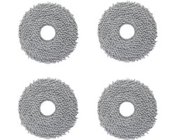 4 x Vervangende doek, geschikt voor Roborock P10pro/P10S/P10S PURE /QRevo MaxV/QRevo Pro/QRevo S/Qrevo Plus - herbruikbare vervanging - - Reinigt vlekken en stof(26.5x25CM)