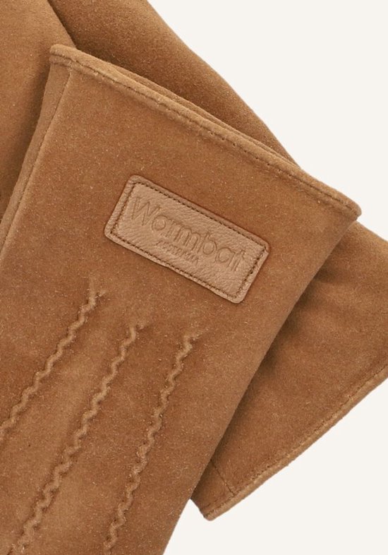 Gants Femme Warmbat Chèvre Daim - Cognac - Taille L