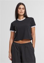 T-shirt femme Urban Classics Contrast Retro - noir/blanc - XL