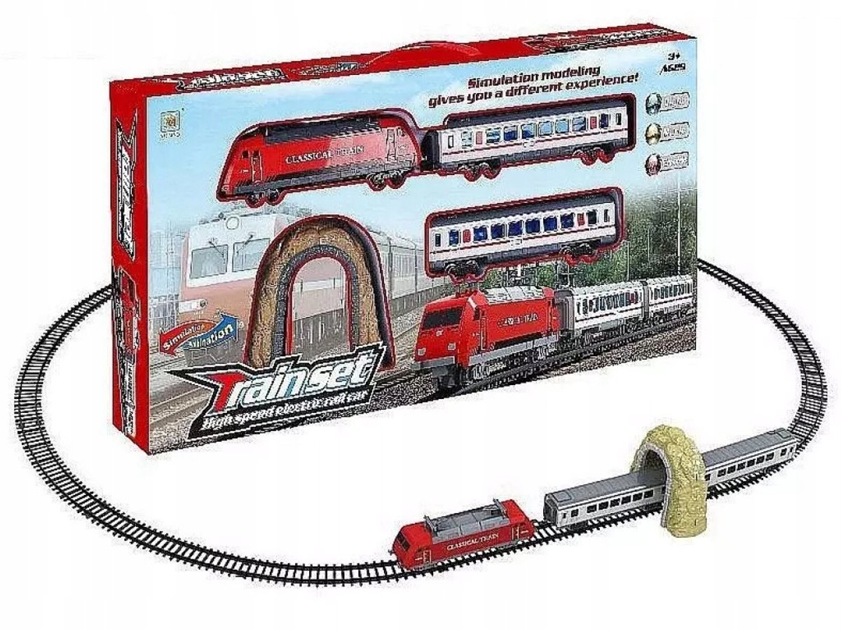 Batterijtrein met Licht en Geluid - Adar Speelgoed