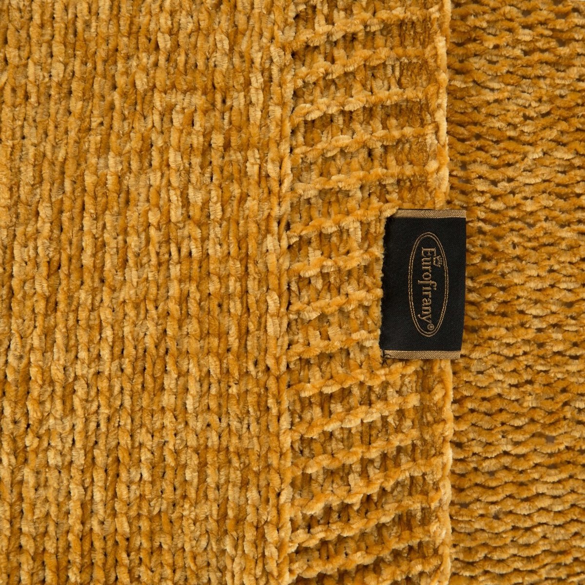 Zachte Gele Chenille Deken 150x200 cm