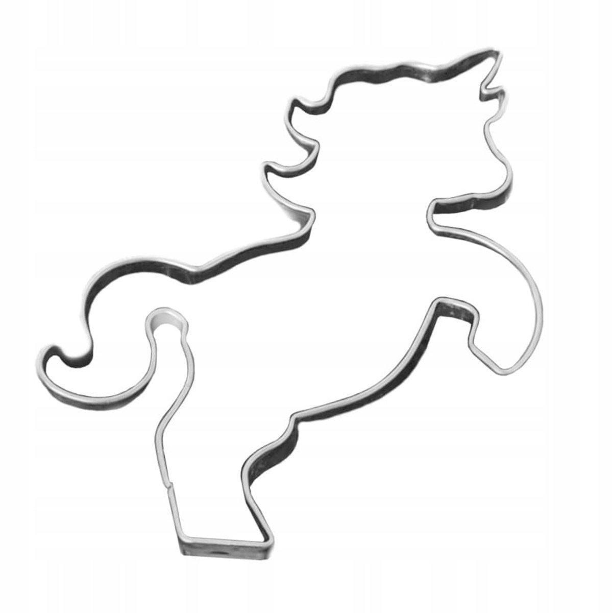 Unicorn Koekjesvorm - Metalen Uitsteker 9 cm