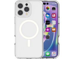 iPhone 16 Pro Max Magnetisch Hoesje - Beschermende Siliconen case - Compatibel met MagSafe - Transparant