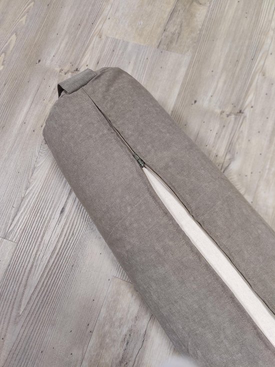 Om Namaste Bolster Design Stonewash Grijs - Yogabolster van Om Namaste — afbeelding 2