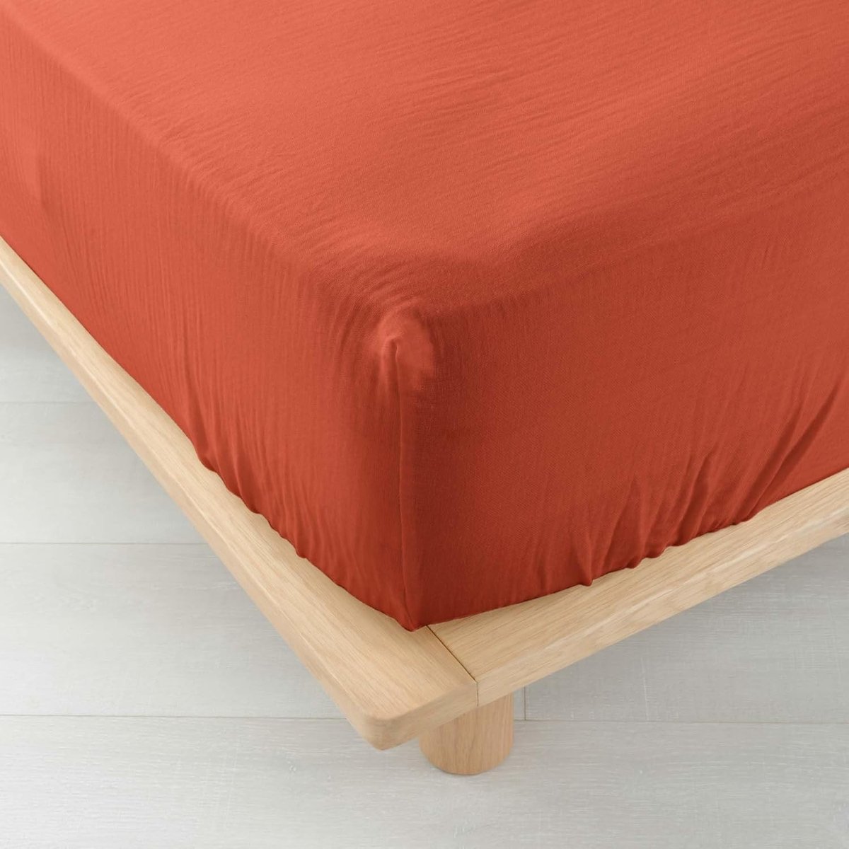 Hoeslaken van katoengaas - 30 cm diepe zak - Meerdere maten - Meerdere kleuren
