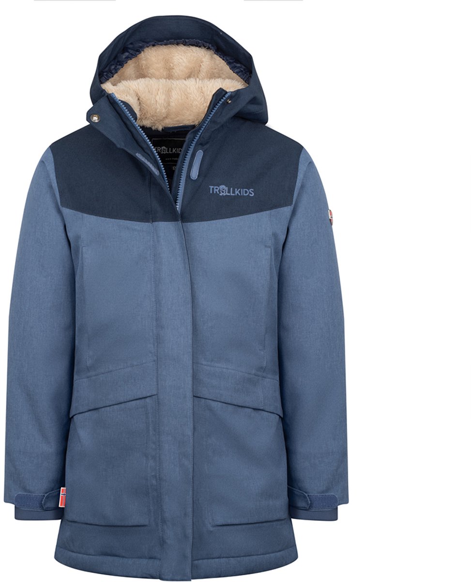 Trollkids Oslo Coat Pro Jas Blauw 110 cm Meisjes