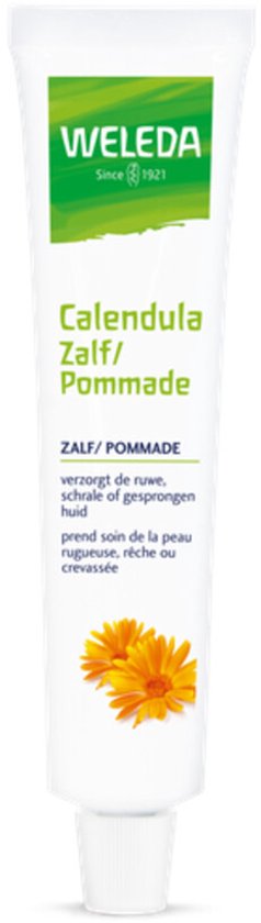 WELEDA Calendula Zalf – Verzorgt & Verzacht de Huid - Bij Ruwe & Schrale Plekken - Geschikt voor Kloofjes en Tepelkloven – Ondersteunt Herstel - 100% Natuurlijke Ingrediënten - 25g