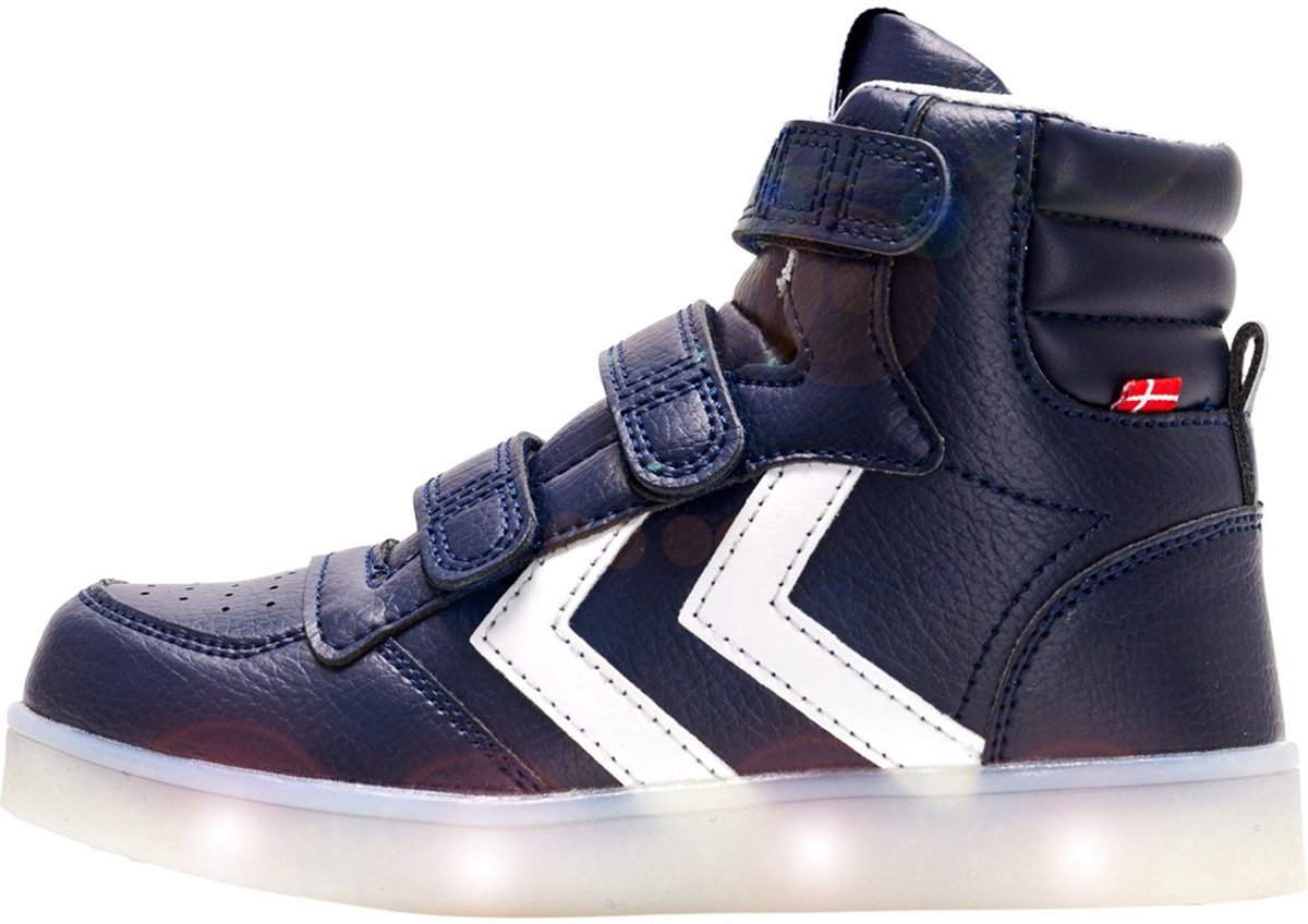 Hummel Kinder Sneakers hoch Stadil Flash Schwarz