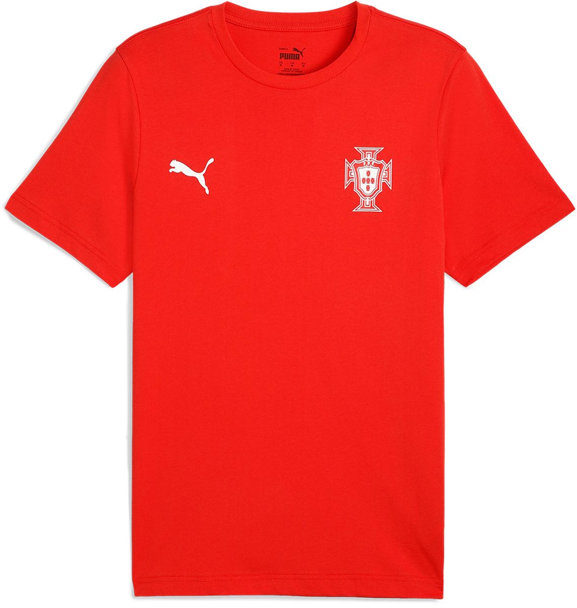 Puma Portugal Football Essentials T-shirt Met Korte Mouwen Rood M Man