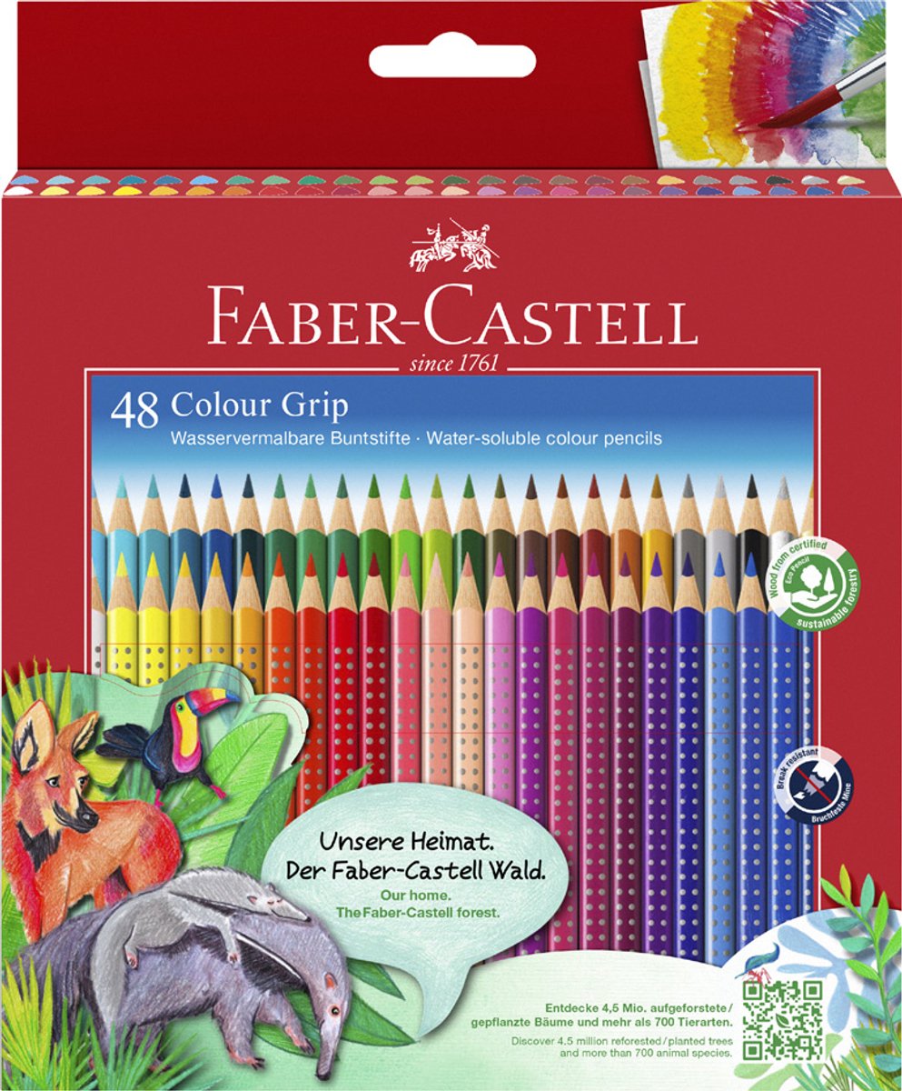 Faber-Castell kleurpotloden - Colour Grip - 24 stuks - FC-112424 — cadeau in Hobby - foto 8