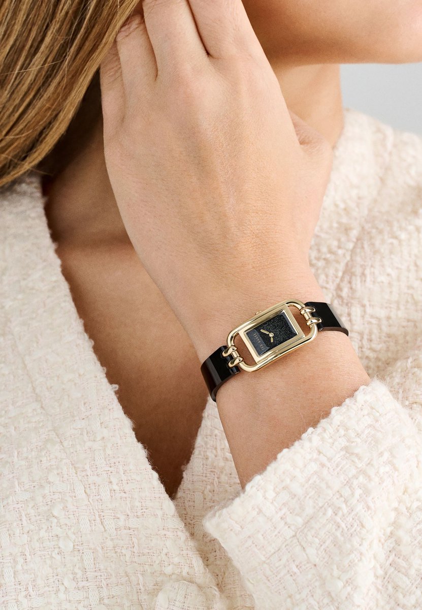 Ted Baker Tessye Kwarts Analoog Horloge Zwart Case: 100% Stainless Steel | Armband: 100% Leather 17 BKPTTF402W0