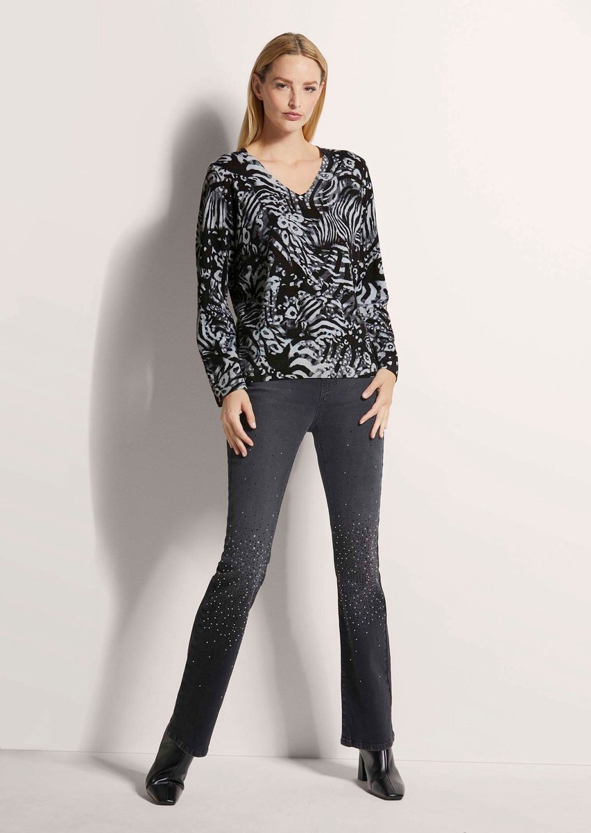 MADELEINE Gedessineerde Pullover Trui