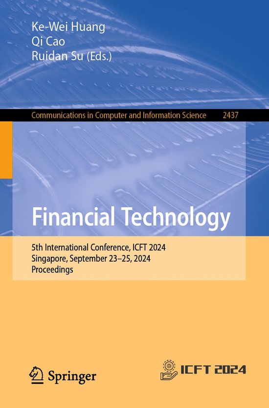 Springer Nature Proceedings Computer Science - Financial Tec ... - cover