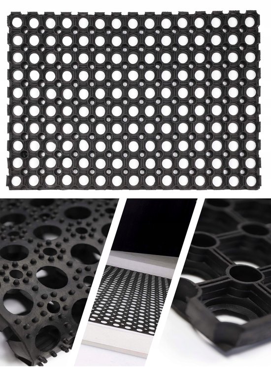 Rubbermatten rubber vloermatten set voor Tesla Model 3 (vanaf 2017