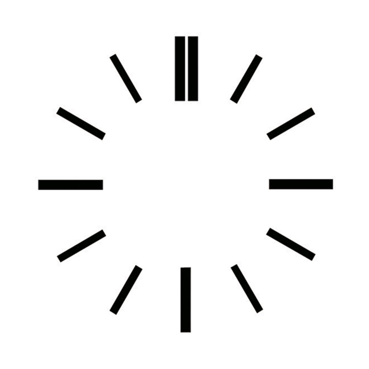 Nummerset staven messing zwart L=27-33