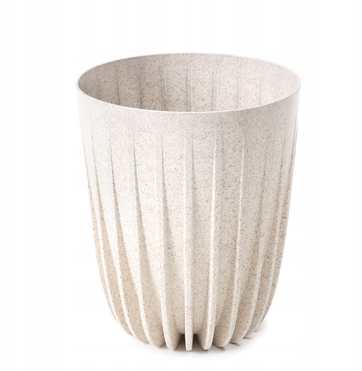 MIRA Eco Houten Pot Beige Ø30cm H35,6cm - Modern Design