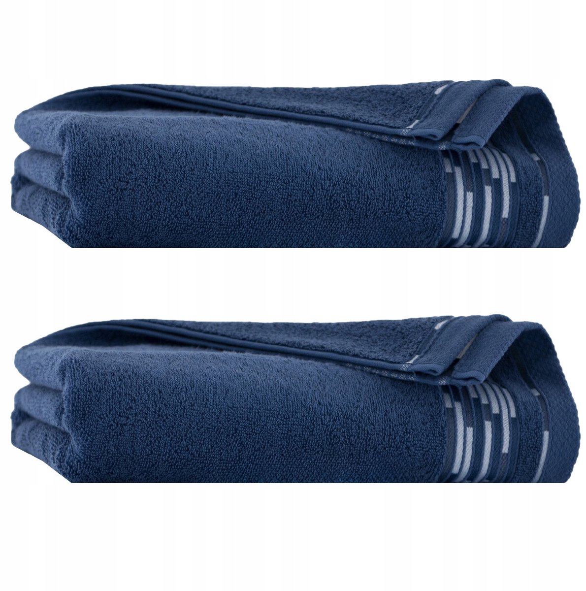 Zwoltex Egyptische Katoenen Handdoek Set 50x90 70x140 Grafisch Indigo