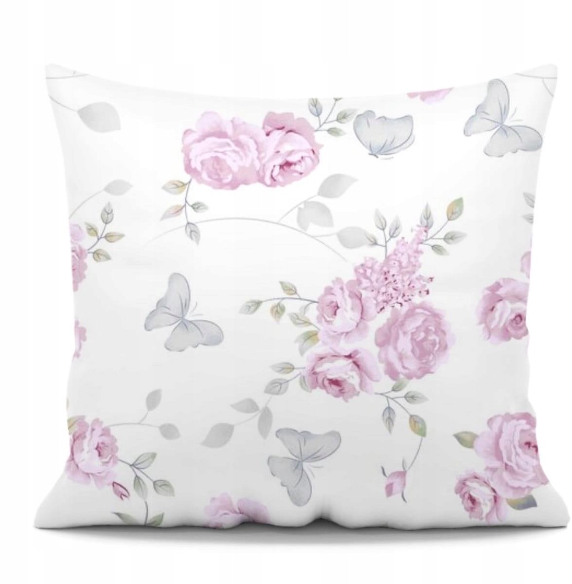 Decoratieve Kussensloop 45x45cm Bloemen Calmia - Zacht & Stijlvol