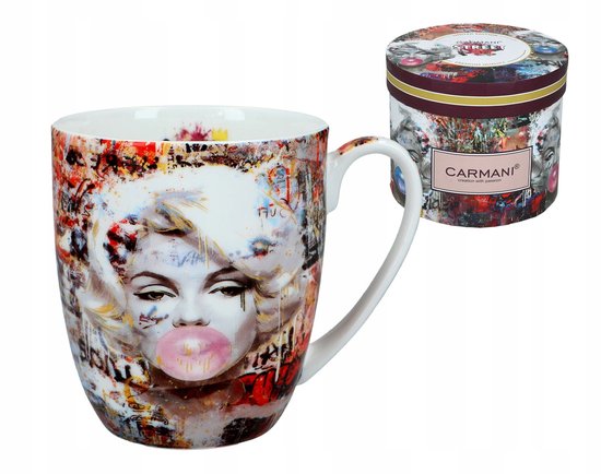 Camio Mok - Graffiti Marilyn Monroe in Cadeauverpakking