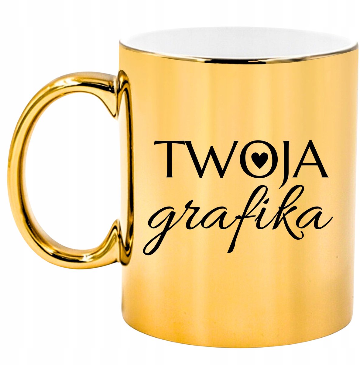 Gouden Luxe Mok - 330 ml - Uniek ontwerp