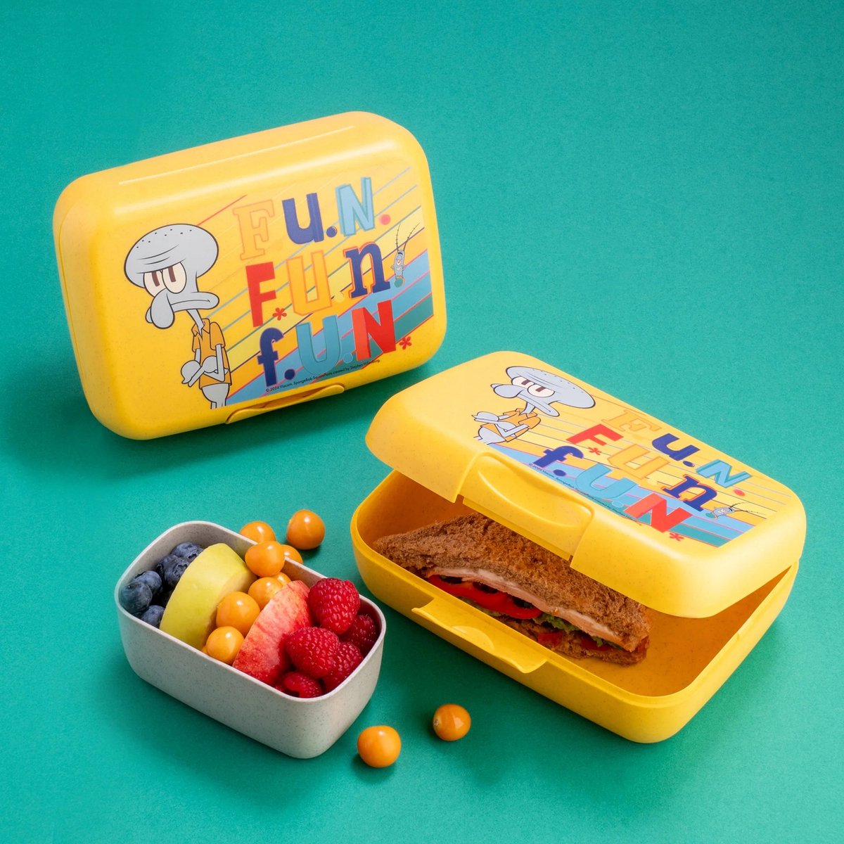 SpongeBob Lunchbox Geel voor Kinderen - BPA-vrij en Praktisch