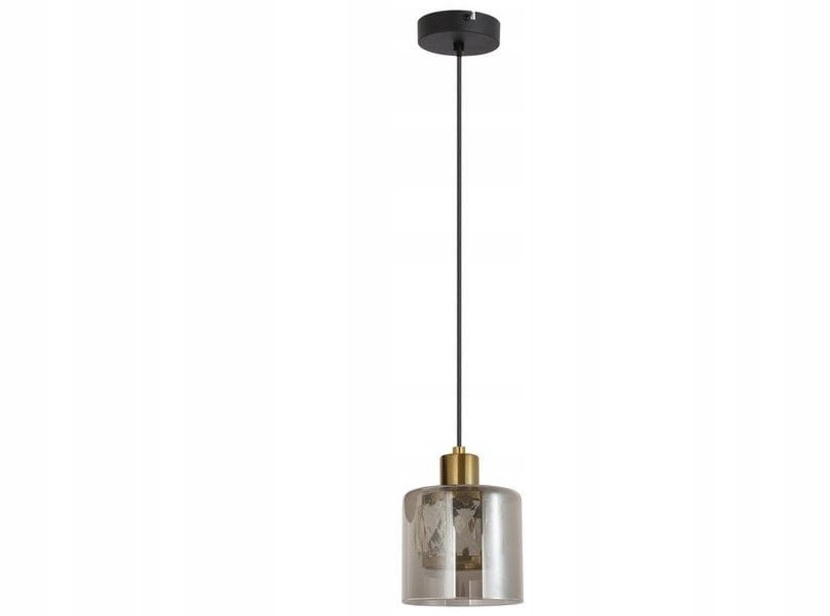 Reality Elmo Hanglamp E14 Zwart Glas - Glamour Stijl