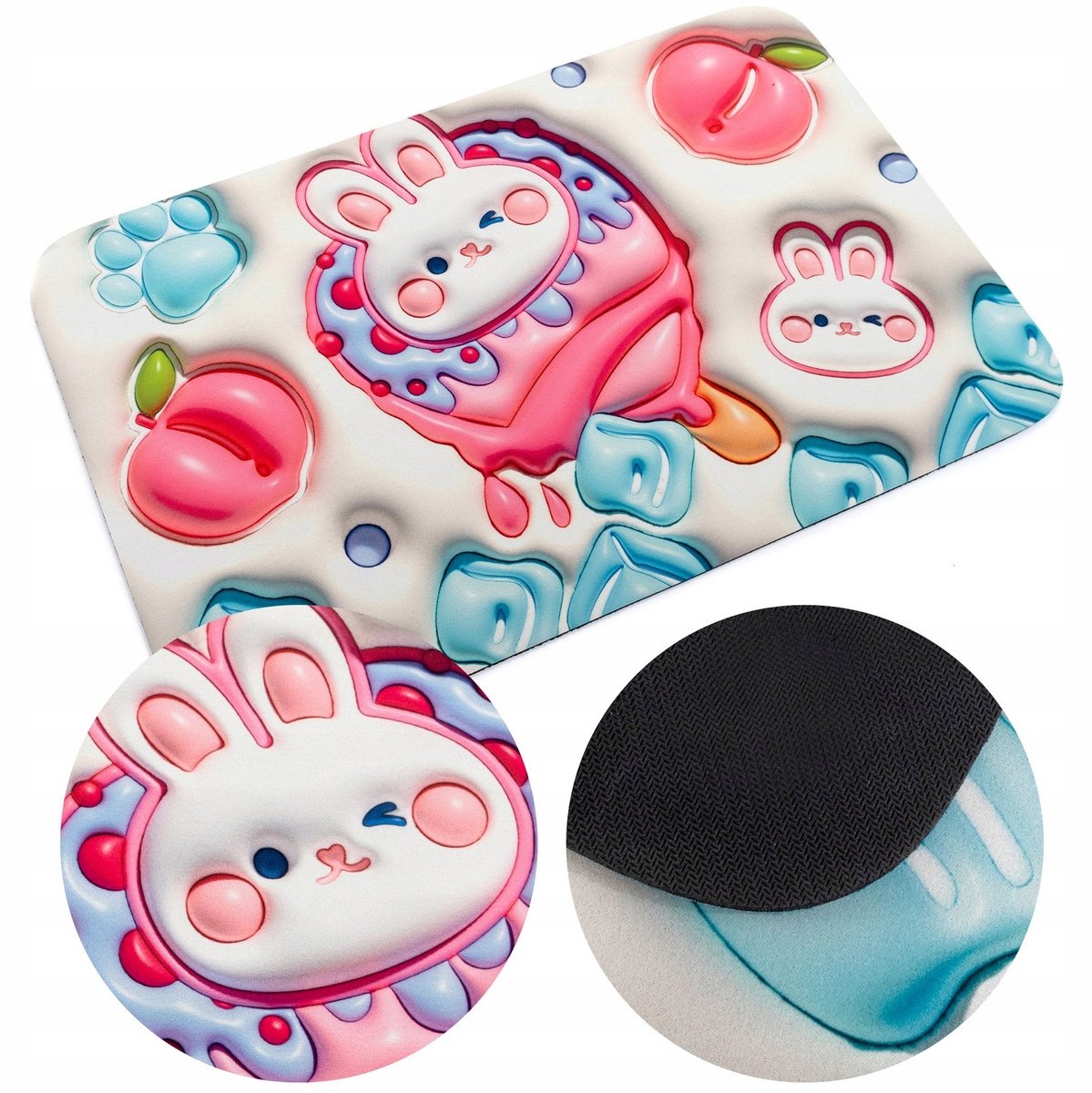 3D Antislip Badmat Absorberend Magic Rose 37x57cm